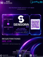 Sensora 2.0 Hackathon Poster